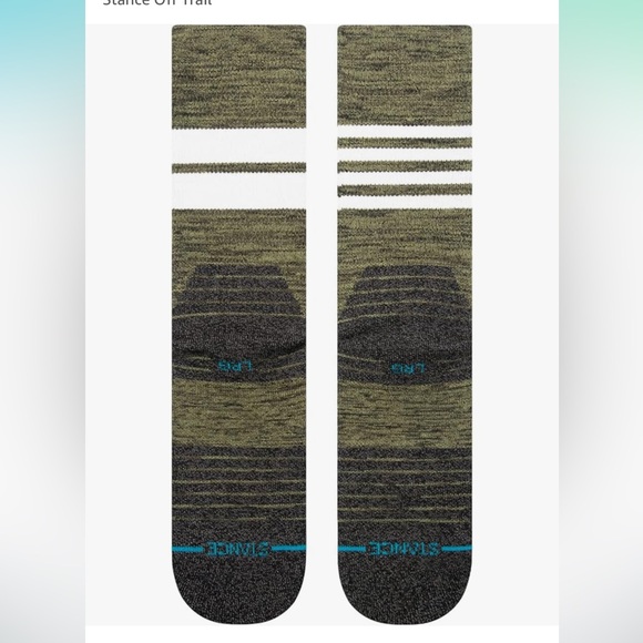 STANCE UNISEX PERFORMANCE HIKE MID CUSHION MERINO WOOL BLEND CREW HEIGHT NWT - Picture 3 of 4